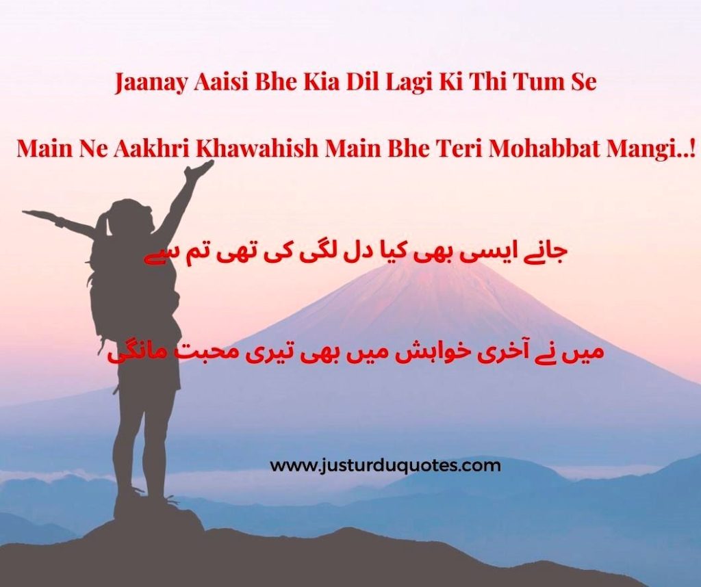Top 50 Best Romantic / Love Quotes and poetry in Urdu 